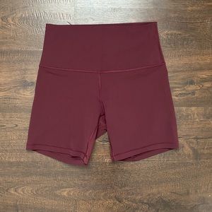 Lululemon Align Hi-Rise Short 6” Cassis sz 6